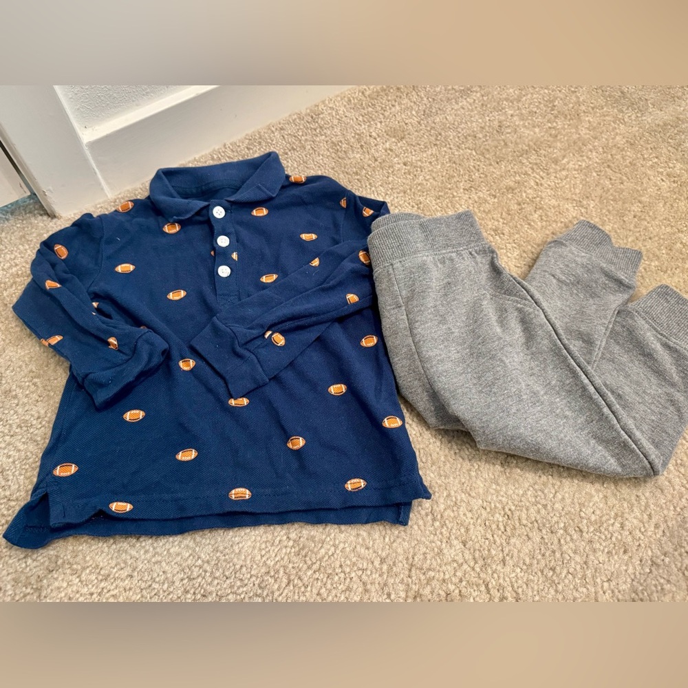 Little Me Baby Football Outfit